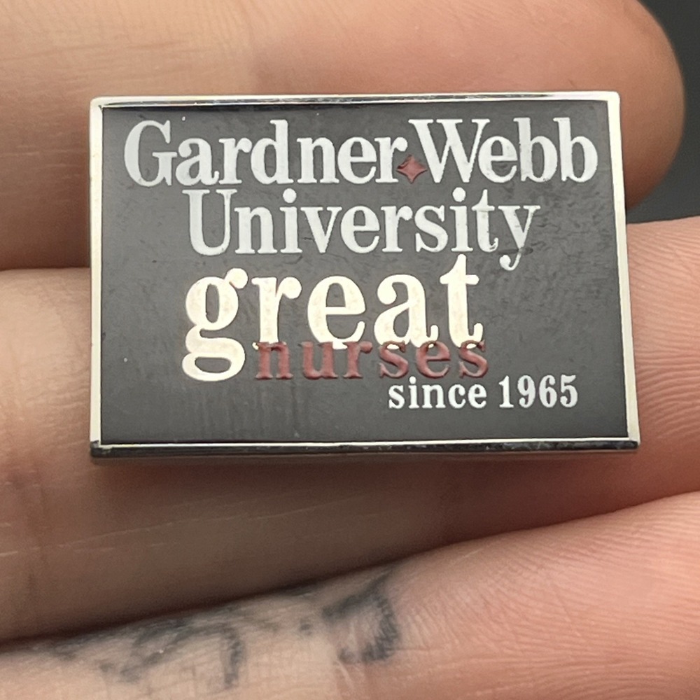 Gardner Webb University Great Nurses Since 1965 Lapel Hat Pin‎